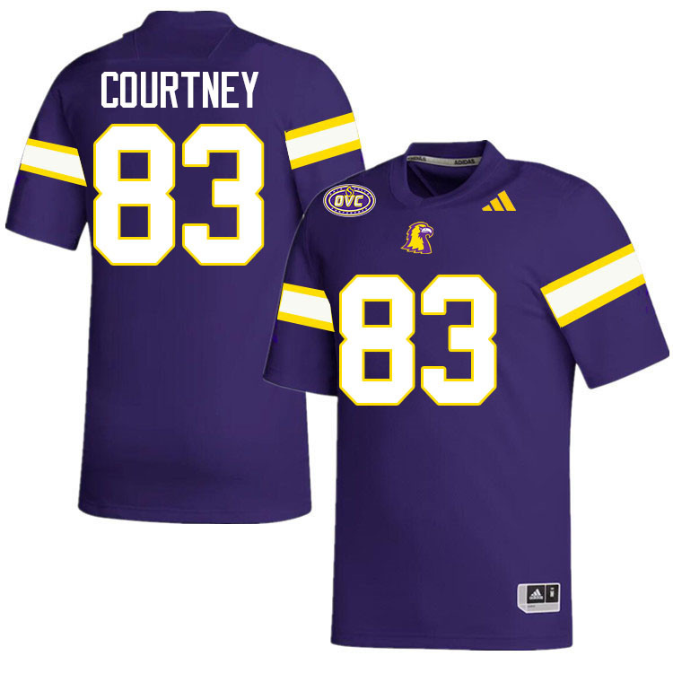 Tennessee Tech Golden Eagles #83 Brian Courtney College Football Jerseys,Uniforms-Purple